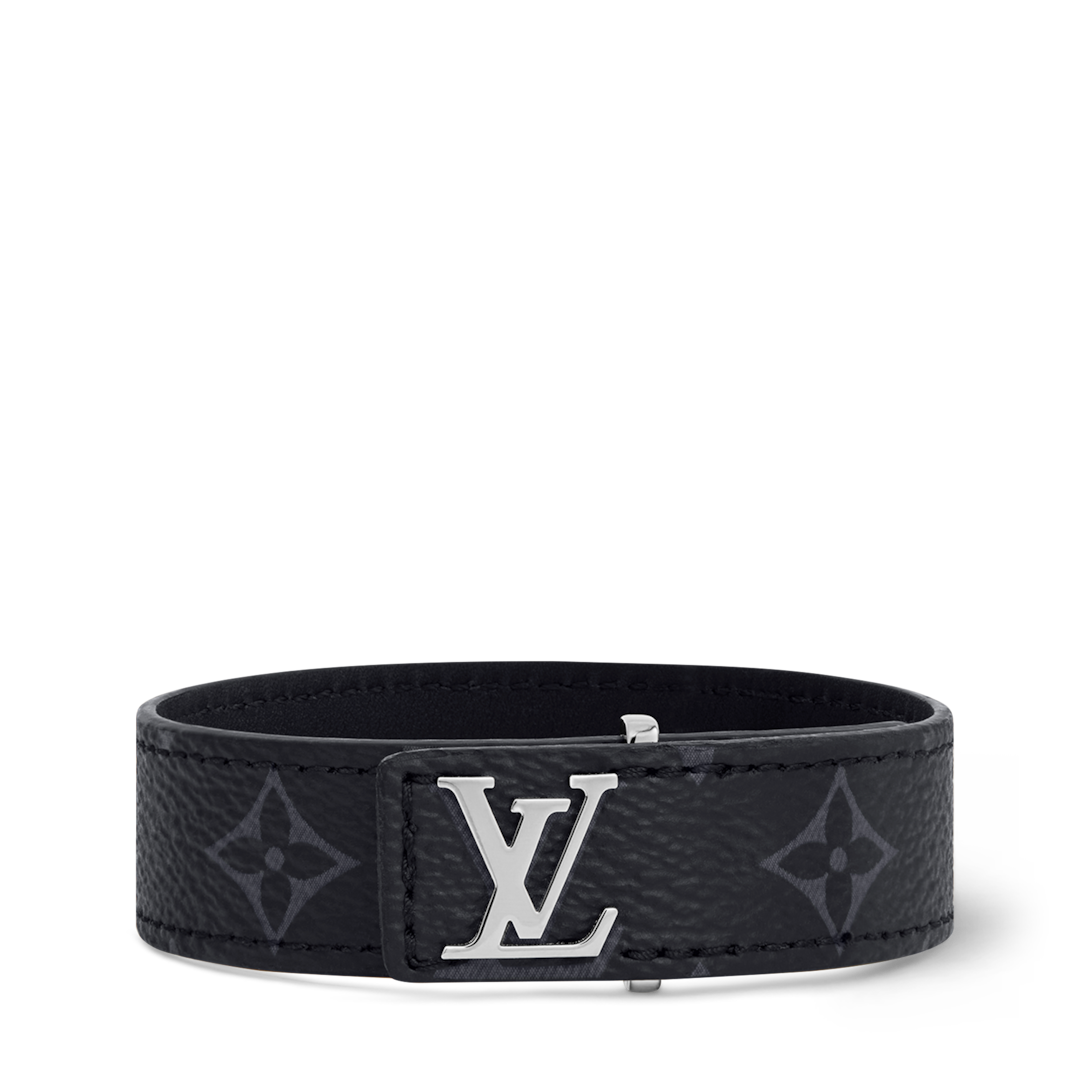 LV Slim Bracelet Monogram Eclipse Canvas - Ramadan M6456D | LOUIS